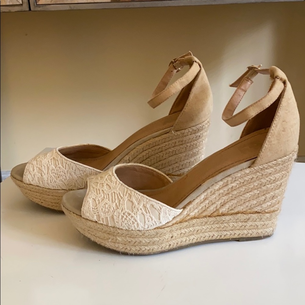 Espadrille Heeled Wedges 💓 Size 8.5